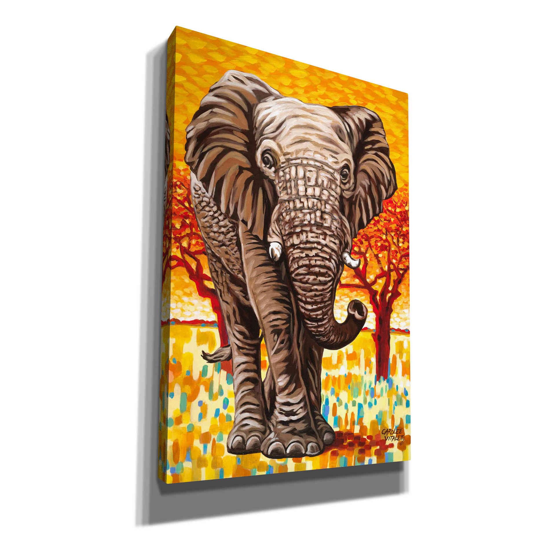 'Wild Africa I' by Carolee Vitaletti Giclee Canvas Wall Art