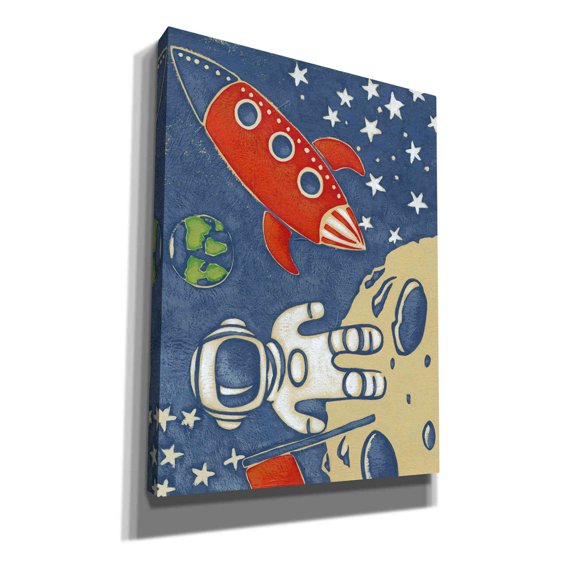 'Space Explorer I' by Chariklia Zarris Giclee Canvas Wall Art