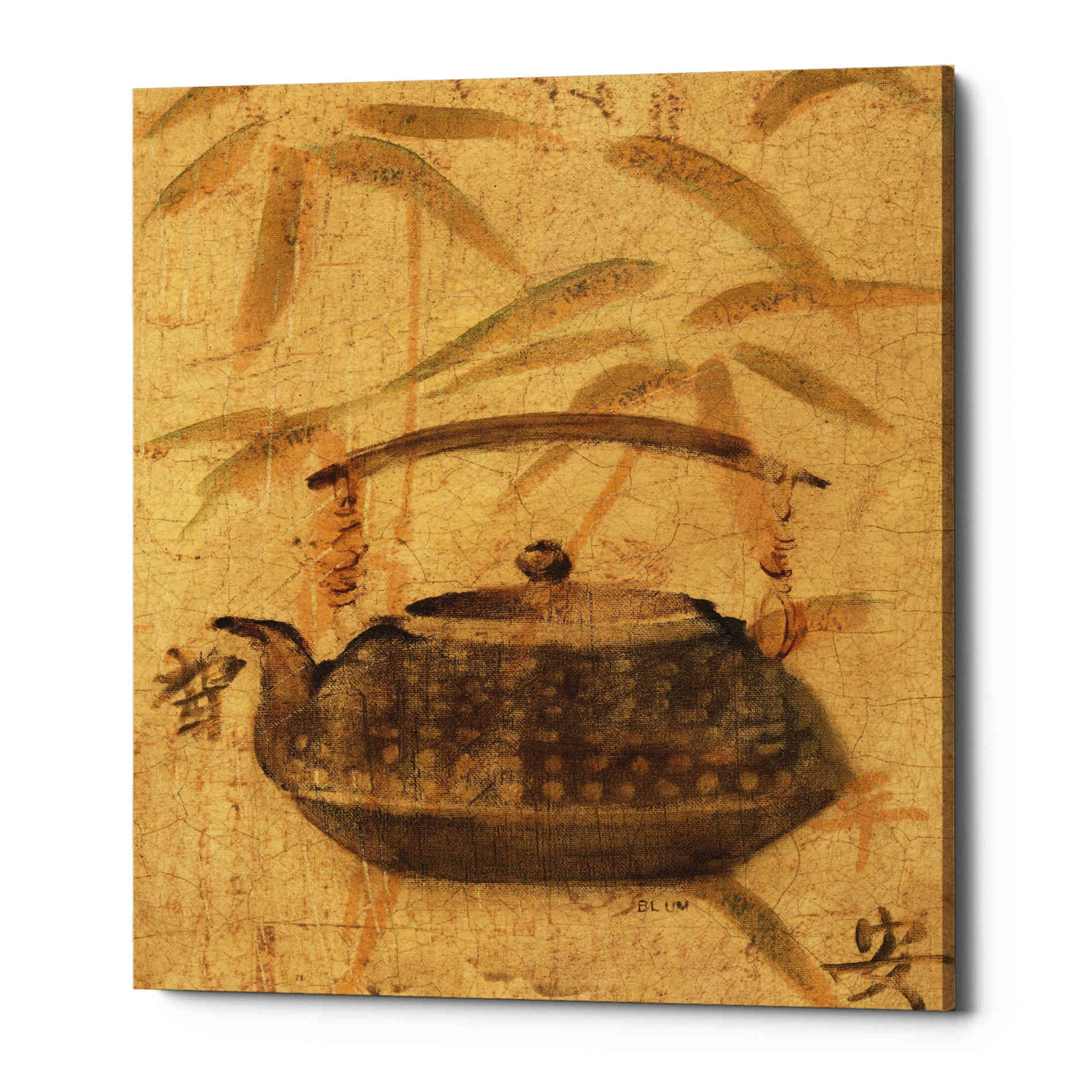 'Asian Teapot III' by Cheri Blum, Canvas Wall Art