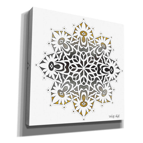 Image of 'Mandala on White' by Cindy Jacobs, Giclee Canvas Wall Art