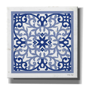'Blue Tile V' by Cindy Jacobs, Giclee Canvas Wall Art