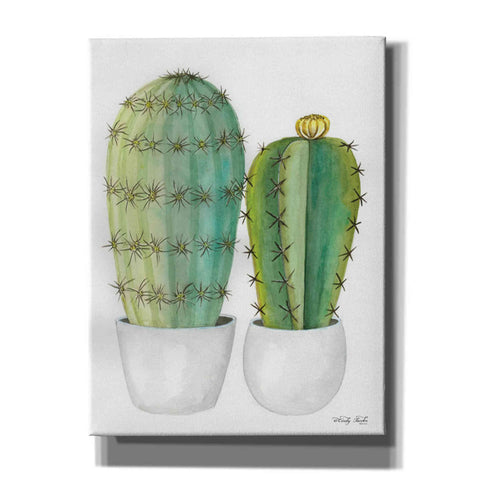 Image of 'Cactus Love' by Cindy Jacobs, Canvas Wall Art,Size B Portrait