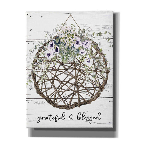 Image of 'Grateful & Blessed' by Cindy Jacobs, Canvas Wall Art,Size B Portrait