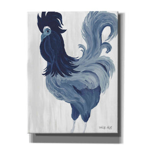 'Green & Purple Rooster II' by Cindy Jacobs, Giclee Canvas Wall Art