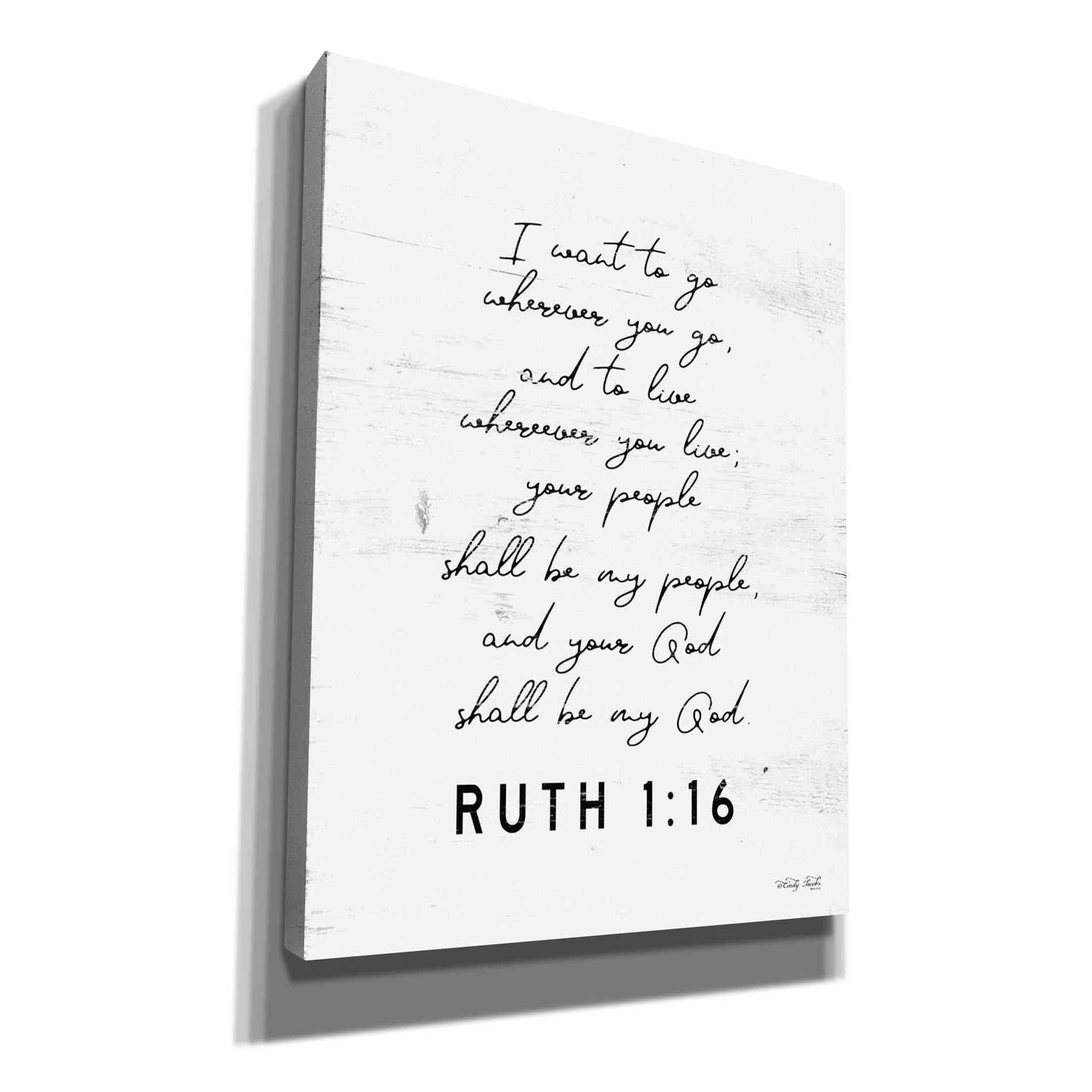 'Ruth 1' by Cindy Jacobs, Giclee Canvas Wall Art