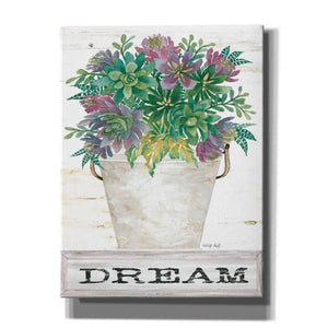 'Dream Succulents' by Cindy Jacobs, Canvas Wall Art,Size B Portrait