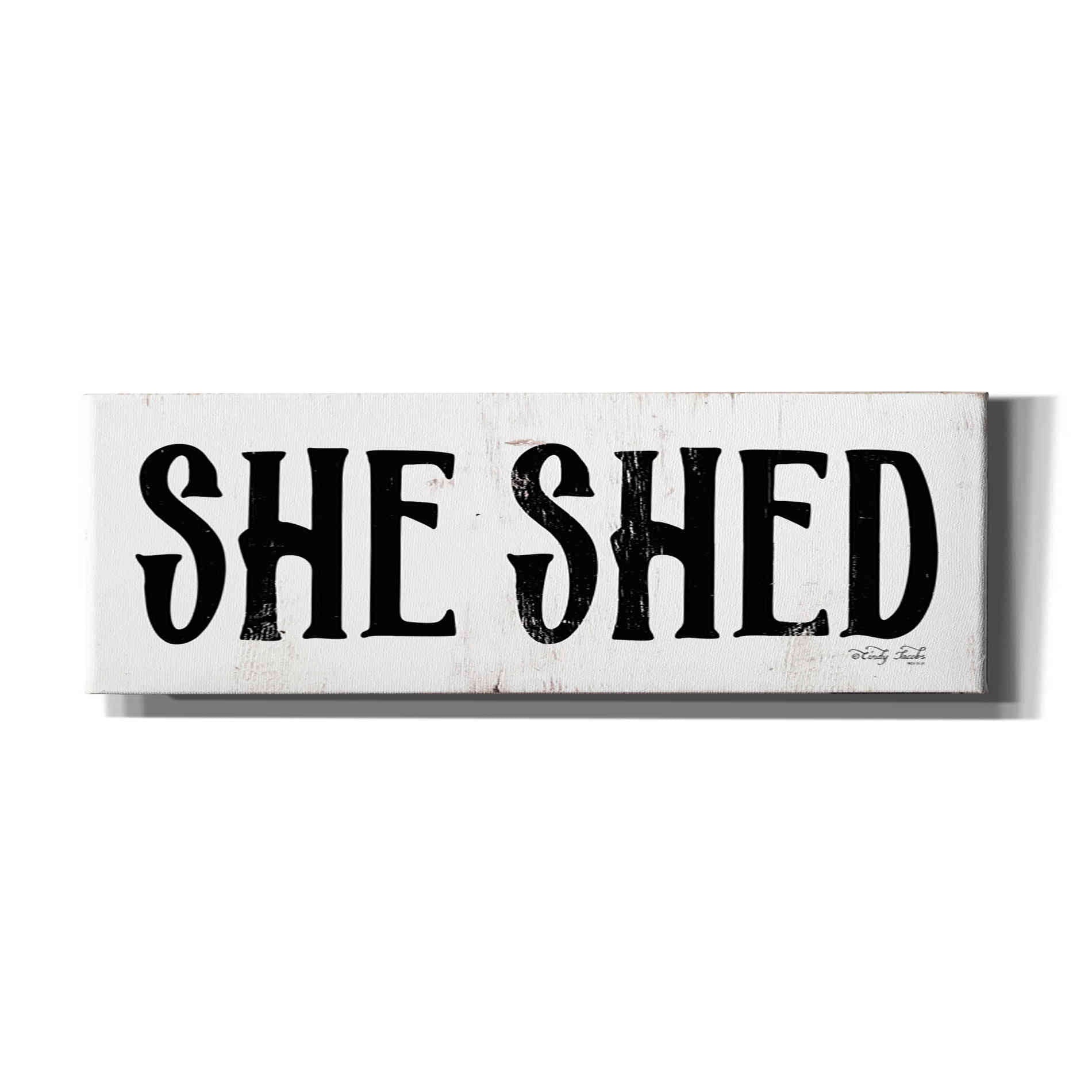 'She Shed' by Cindy Jacobs, Giclee Canvas Wall Art