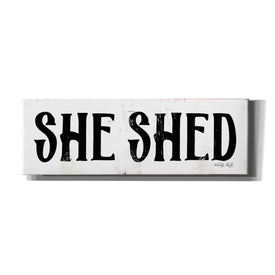 'She Shed' by Cindy Jacobs, Canvas Wall Art,Size 3 Landscape