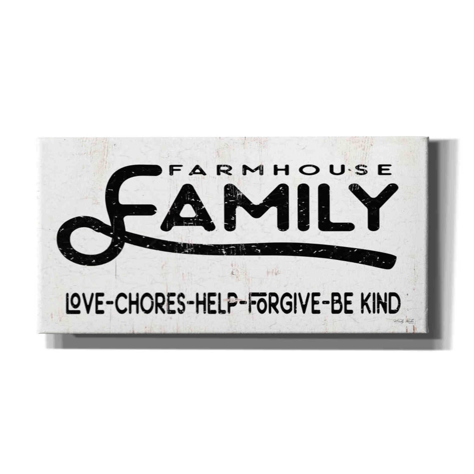 'Farmhouse Family' by Cindy Jacobs, Giclee Canvas Wall Art