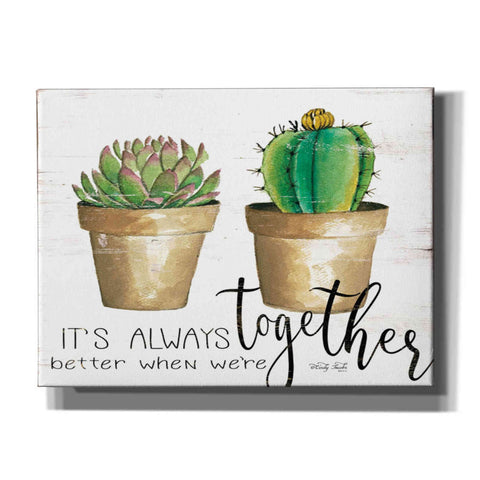 Image of 'It's Always Better Together' by Cindy Jacobs, Canvas Wall Art,Size B Landscape