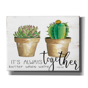 'It's Always Better Together' by Cindy Jacobs, Canvas Wall Art,Size B Landscape