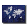 'Adventure Awaits Map' by Cindy Jacobs, Giclee Canvas Wall Art