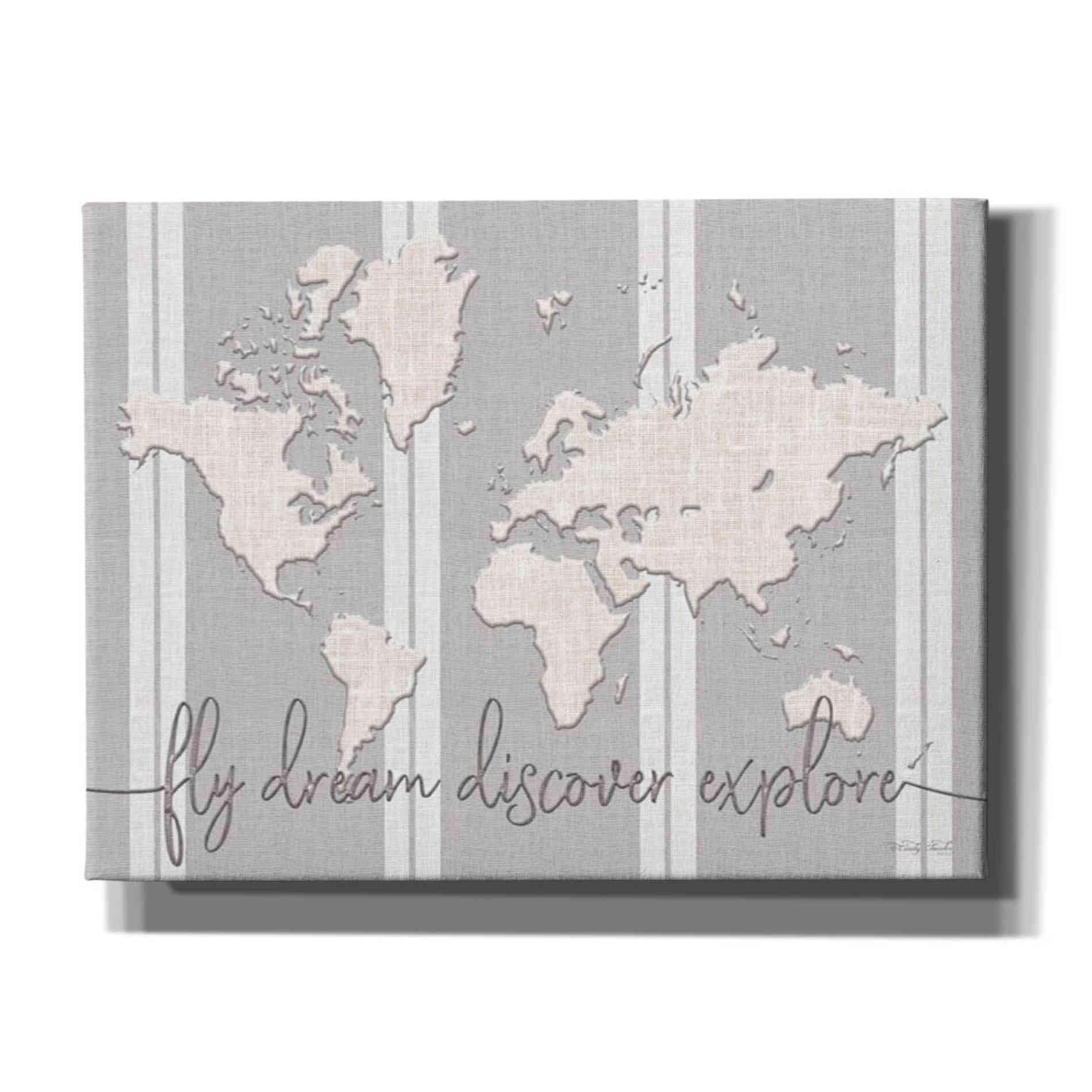 'Fly Dream Discover Explore' by Cindy Jacobs, Giclee Canvas Wall Art