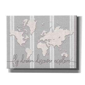 'Fly Dream Discover Explore' by Cindy Jacobs, Canvas Wall Art,Size C Landscape