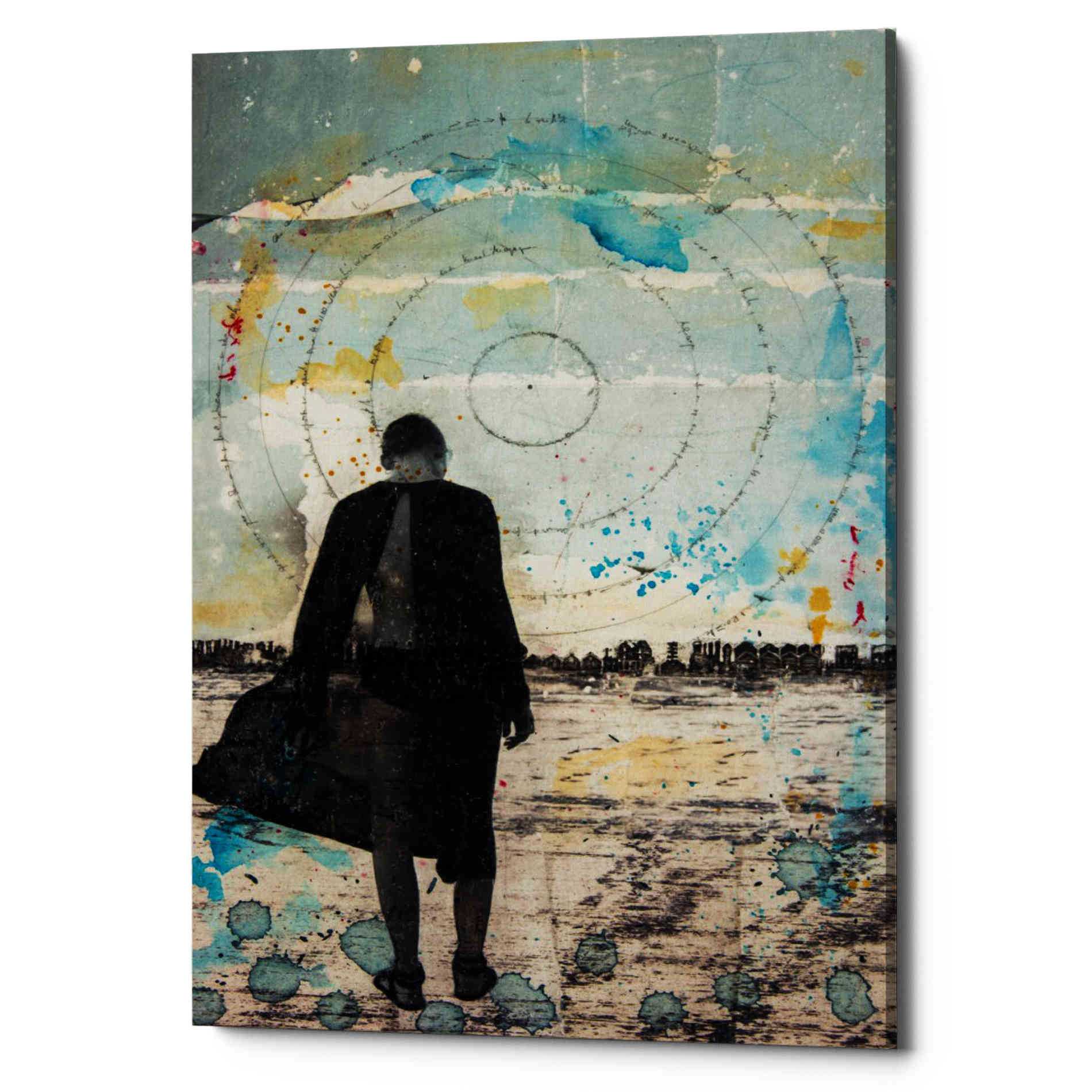 'GIRL WANDERING' by DB Waterman, Giclee Canvas Wall Art