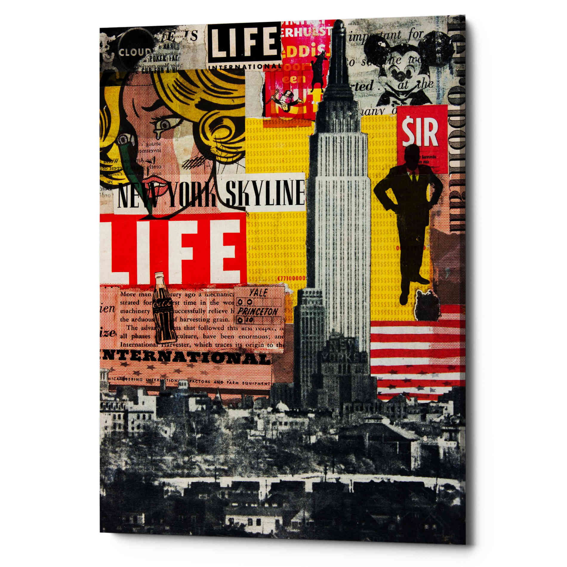 'IT'S HANGING IN THE AIR' by DB Waterman, Giclee Canvas Wall Art