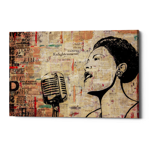 Image of 'LADY DAY' by DB Waterman, Giclee Canvas Wall Art