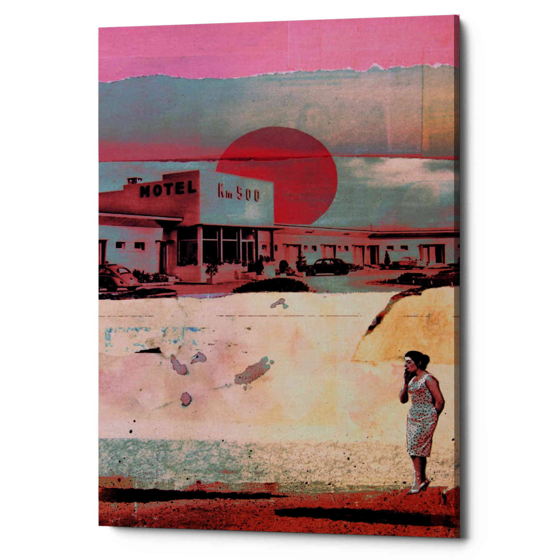 'MOTEL 500' by DB Waterman, Giclee Canvas Wall Art