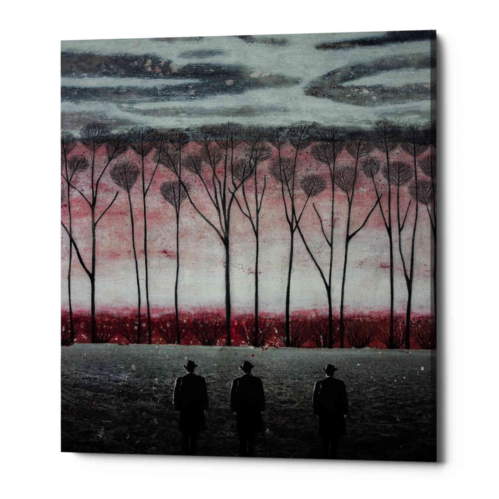 'SILENT SUITS' by DB Waterman, Giclee Canvas Wall Art