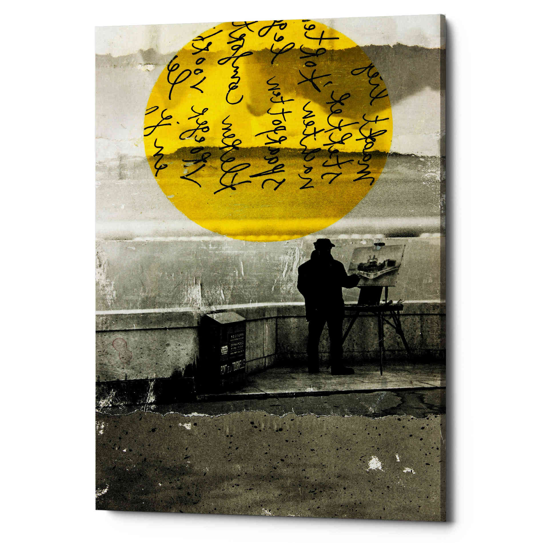 'STREET WITH A VIEW' by DB Waterman, Giclee Canvas Wall Art