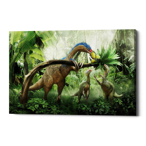 Image of 'Therizinosaurus' Canvas Wall Art