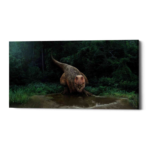 Image of 'Watering Hole' Canvas Wall Art