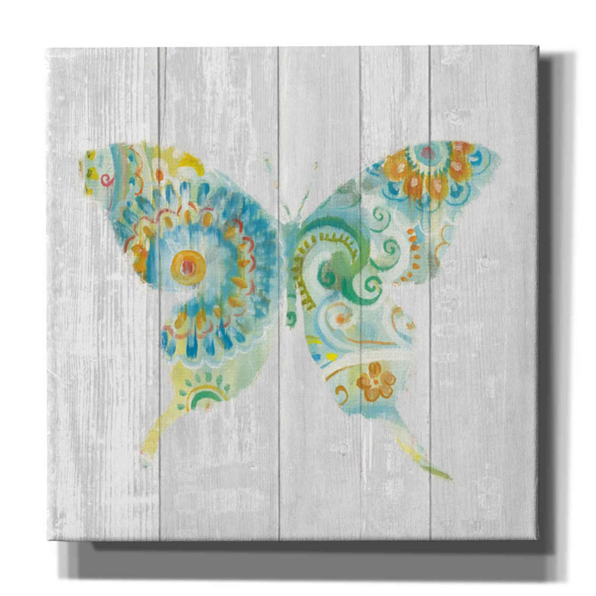 'Spring Dream Paisley IX' by Danhui Nai, Canvas Wall Art,Size 1 Sqaure