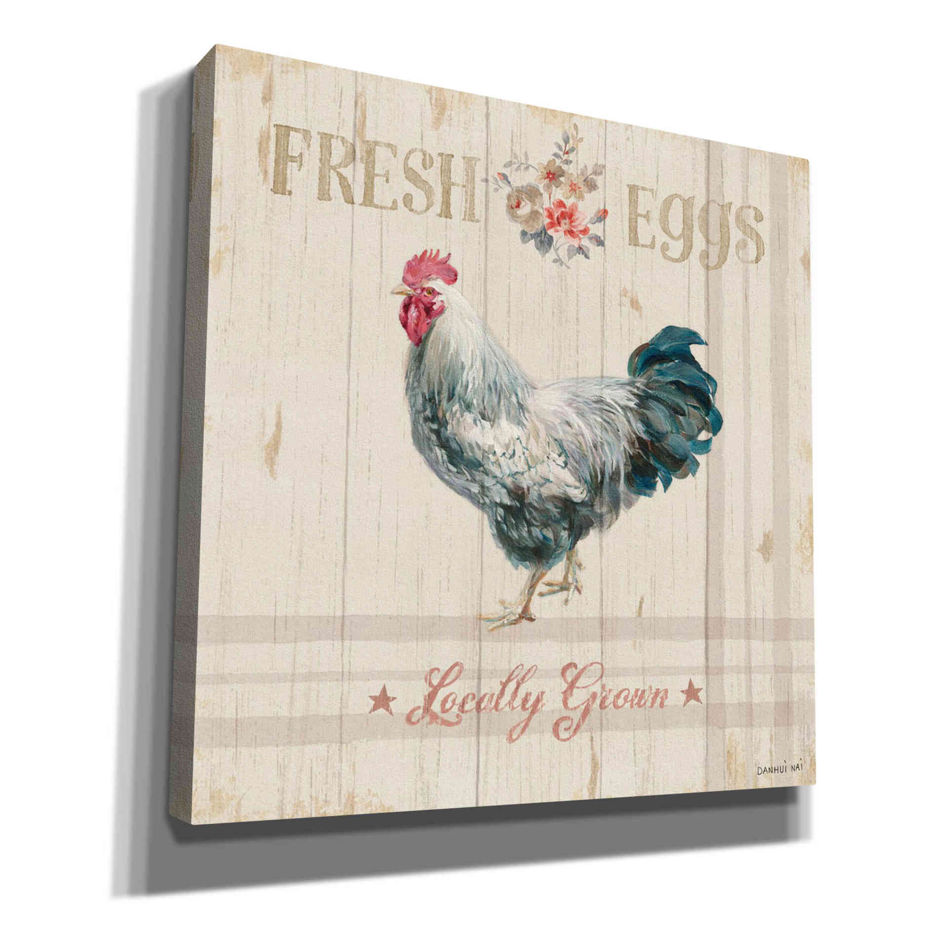 'Farm Patchwork VIII' by Danhui Nai, Canvas Wall Art,Size 1 Sqaure