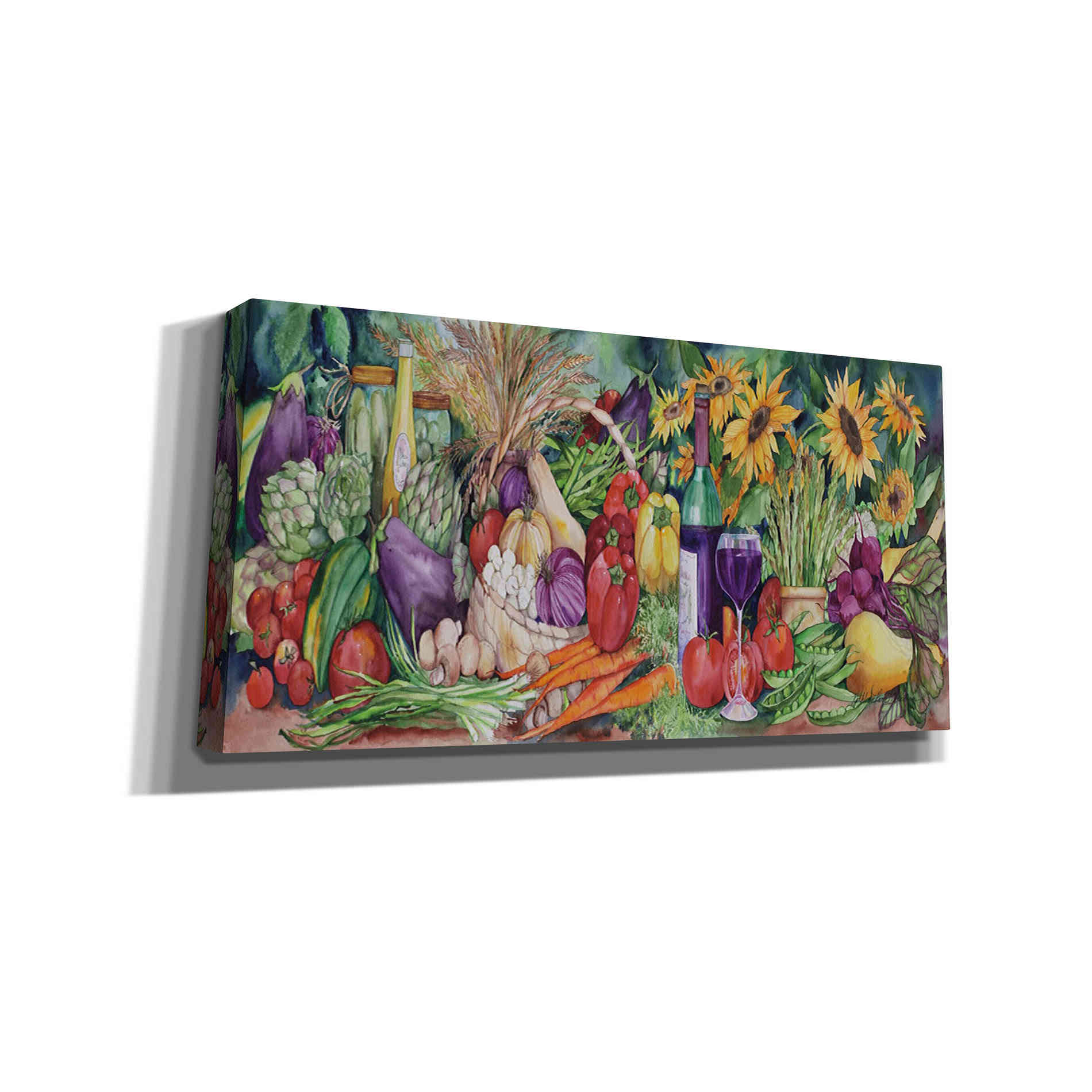 'Vegetable Medley' by Danhui Nai, Canvas Wall Art,Size 3 Landscape