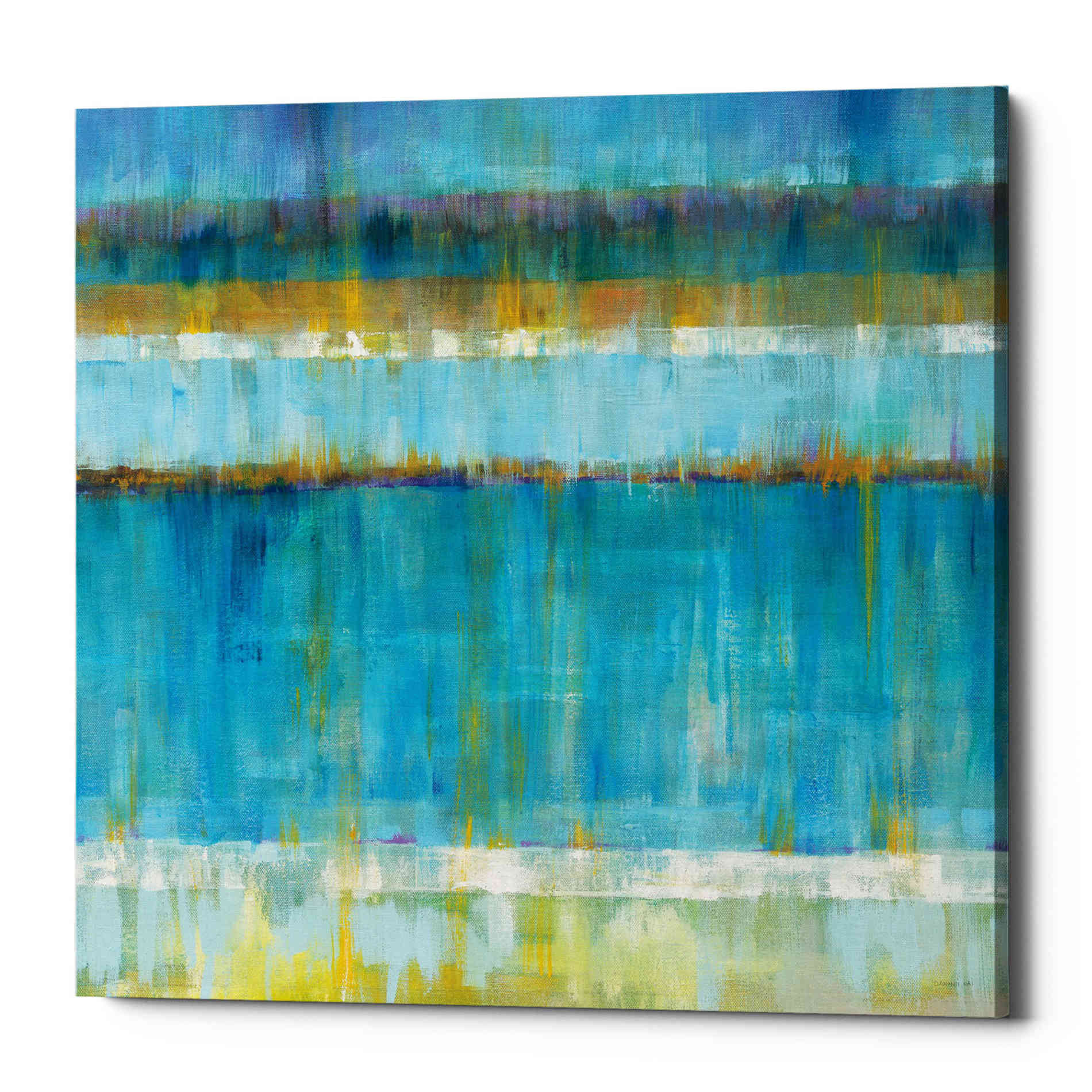 'Abstract Stripes' by Danhui Nai, Canvas Wall Art