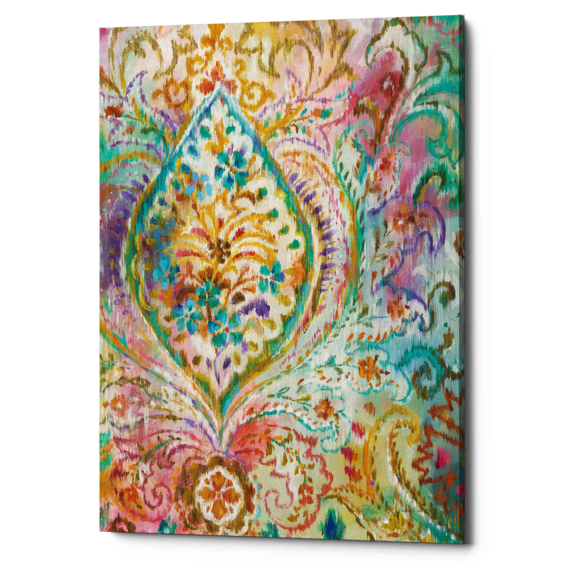 'Boho Paisley II' by Danhui Nai, Canvas Wall Art