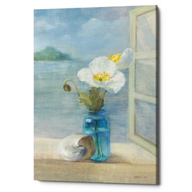 'Coastal Florals II' by Danhui Nai, Canvas Wall Art