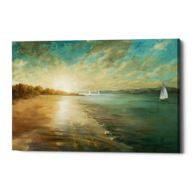 'Coastal Glow' by Danhui Nai, Canvas Wall Art