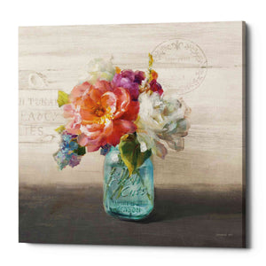 'French Cottage Bouquet I Mothers' by Danhui Nai, Canvas Wall Art