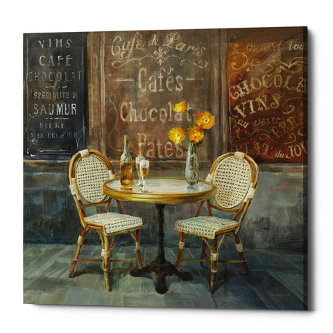 Image of 'French Cafe' by Danhui Nai, Canvas Wall Art