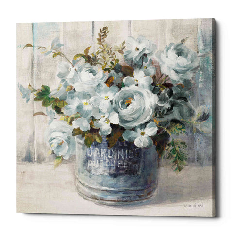 Image of 'Garden Blooms I Blue Crop' by Danhui Nai, Canvas Wall Art