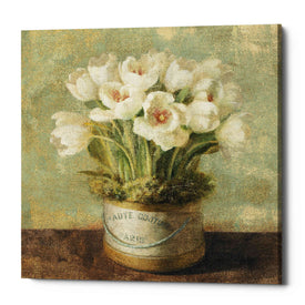 'Hatbox Tulips' by Danhui Nai, Canvas Wall Art