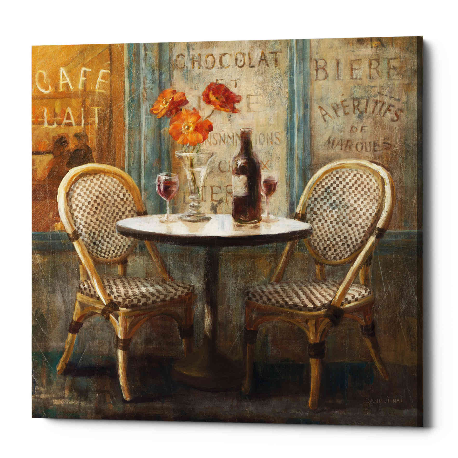 'Meet Me at Le Cafe I' by Danhui Nai, Canvas Wall Art