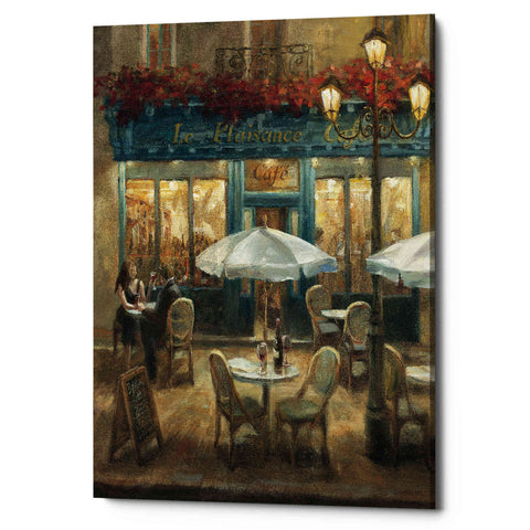 'Paris Cafe I Crop' by Danhui Nai, Canvas Wall Art