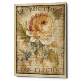 'Parisian Flowers I' by Danhui Nai, Canvas Wall Art