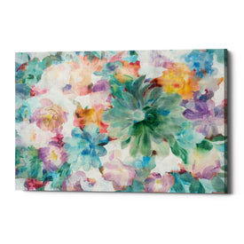 'Succulent Florals Crop' by Danhui Nai, Canvas Wall Art