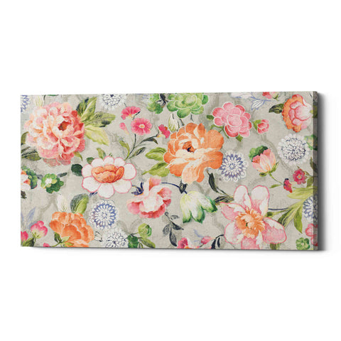 Image of 'Summer Garden of Delights Gray' by Danhui Nai, Canvas Wall Art