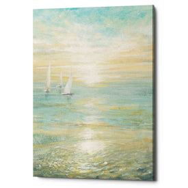 'Sunrise Sailboats I' by Danhui Nai, Canvas Wall Art