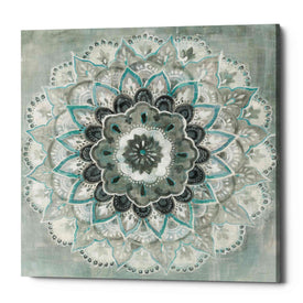 'Teal Sunburst' by Danhui Nai, Canvas Wall Art