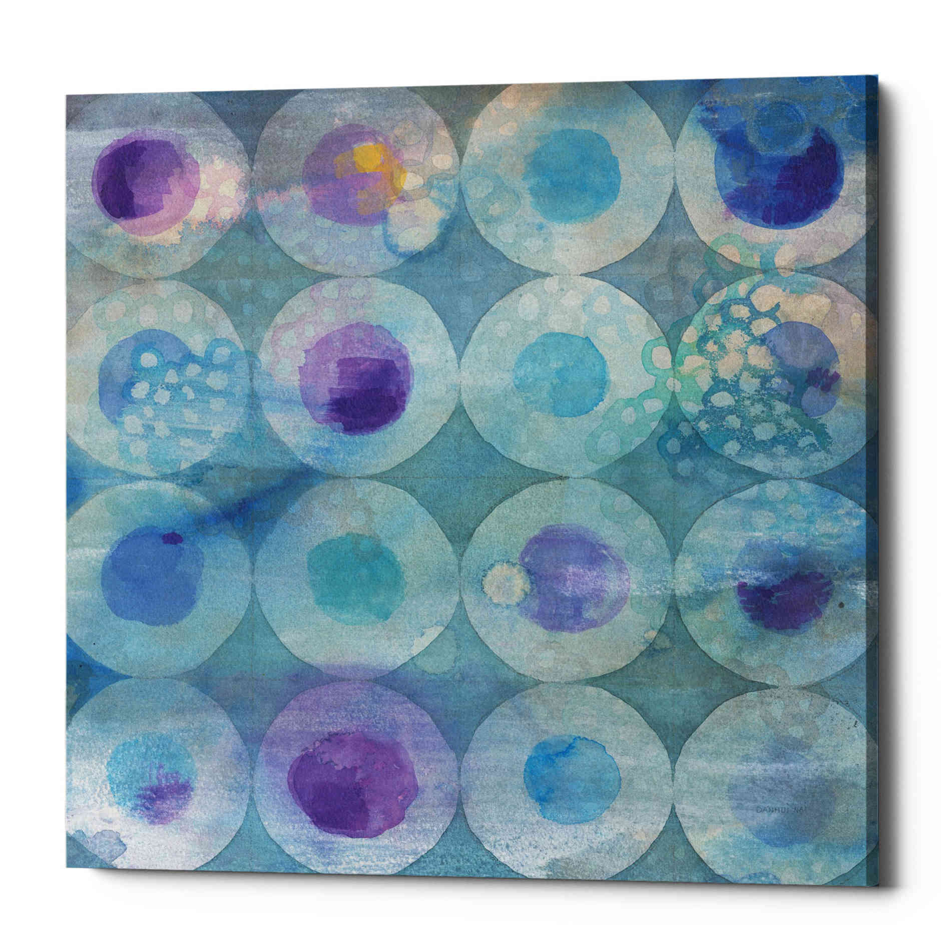 'Touching Circles II' by Danhui Nai, Canvas Wall Art