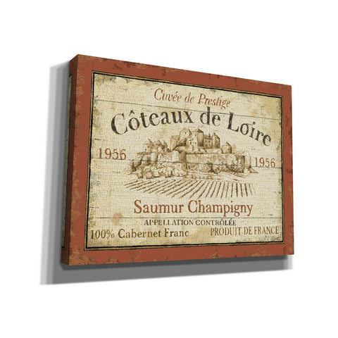Image of 'French Wine Label II' by Daphne Brissonet, Canvas Wall Art