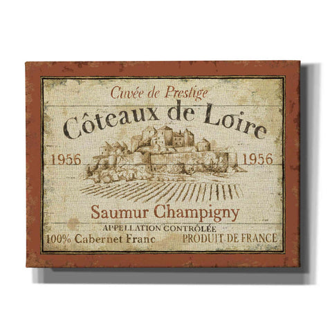 Image of 'French Wine Label II' by Daphne Brissonet, Canvas Wall Art