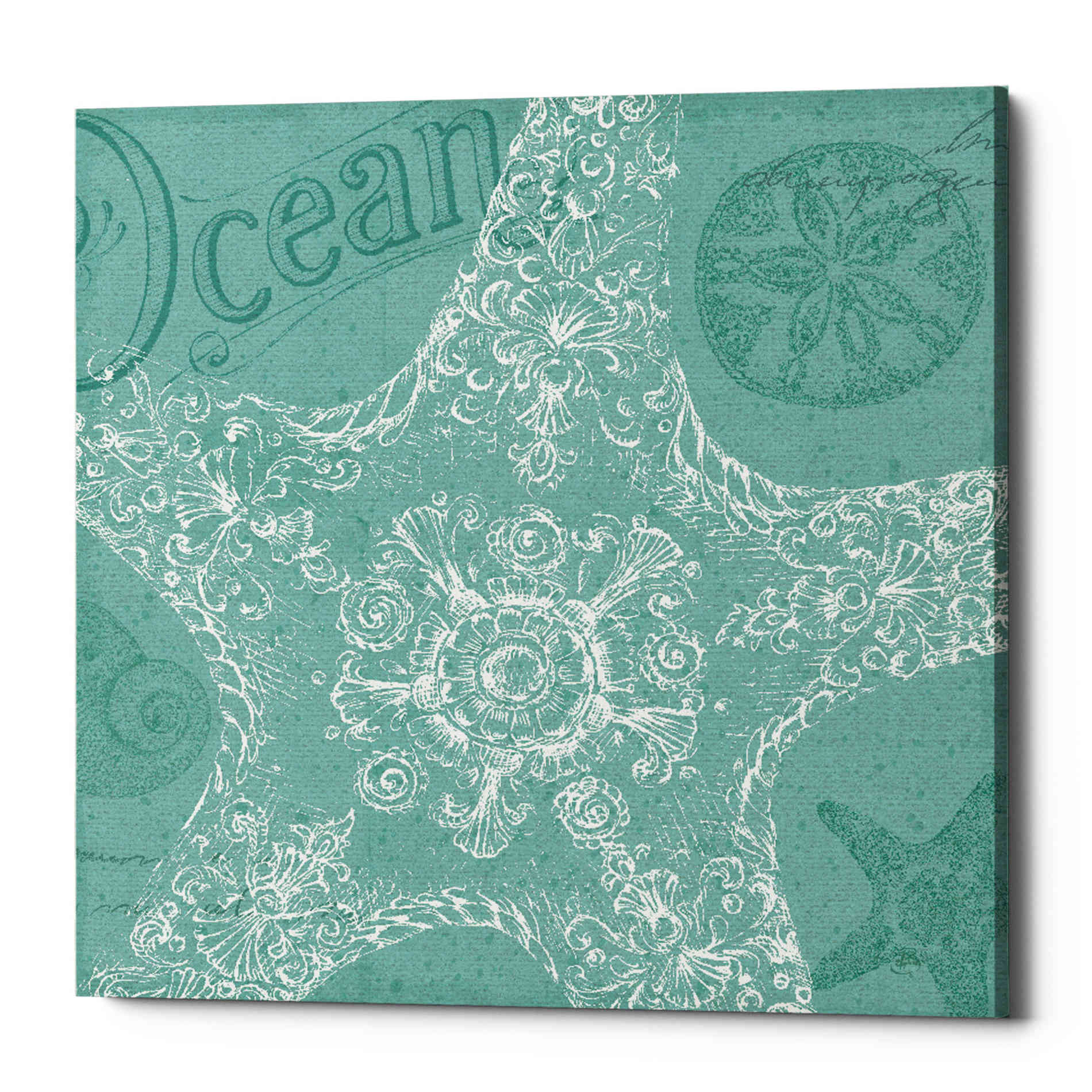 'Aqua Treasure I' by Daphne Brissonet, Canvas Wall Art
