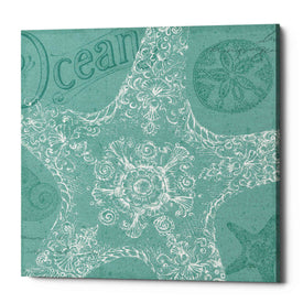 'Aqua Treasure I' by Daphne Brissonet, Canvas Wall Art