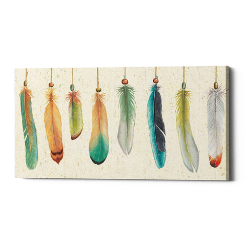 Image of 'Feather Tales VIII' by Daphne Brissonet, Canvas Wall Art